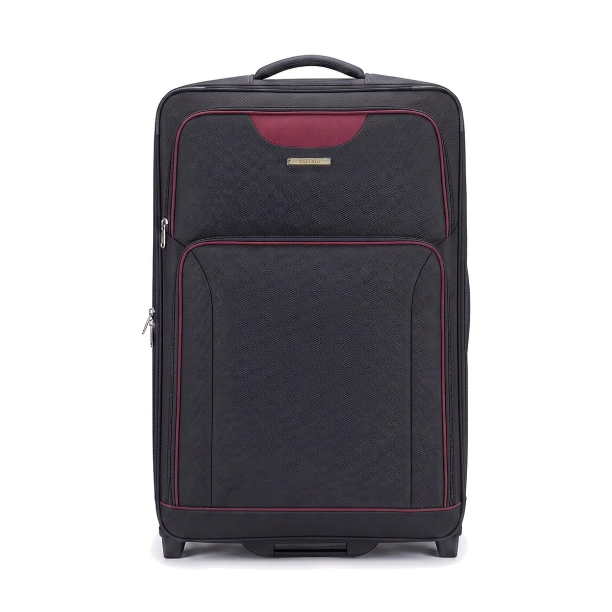 Ezzyrol Inline Lightweight Expandable Suitcase in Black
