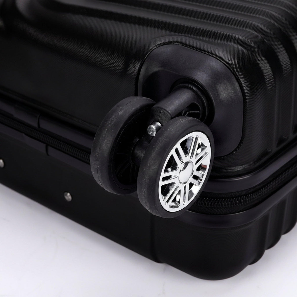 Ezzyrol Grays ABS Hard Shell Luggage Set in Black