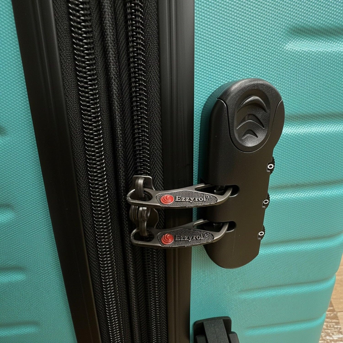 Ezzyrol BLD119 Honeycomb Hard Shell Suitcase in Teal