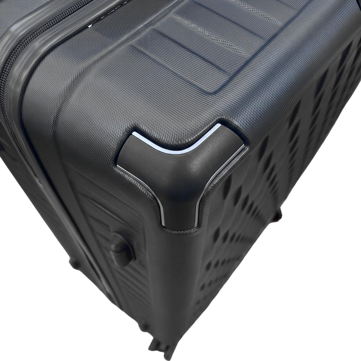 JustPack BL104 Hard Shell Suitcase in Charcoal