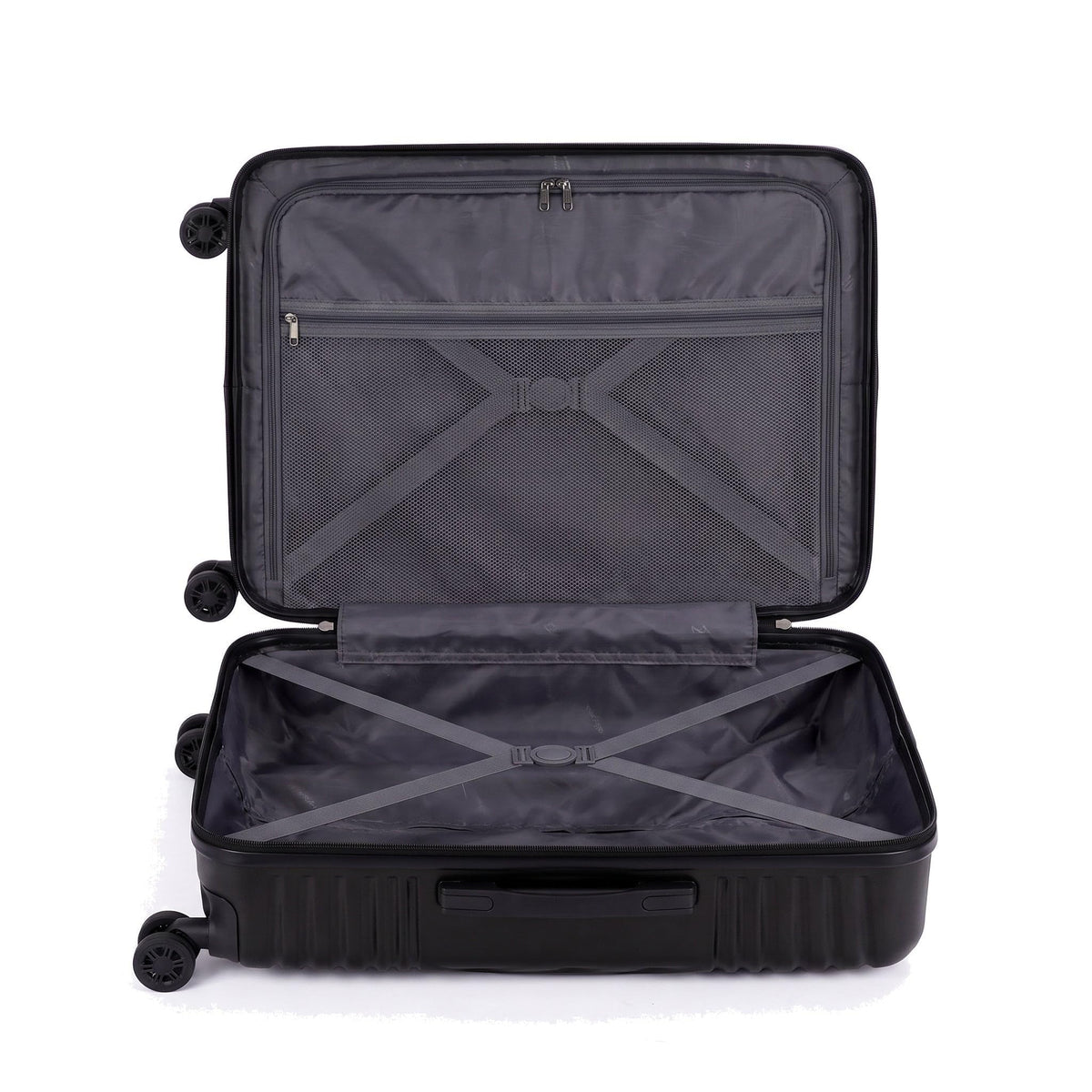 Ezzyrol Grays ABS Hard Shell Suitcase in Black