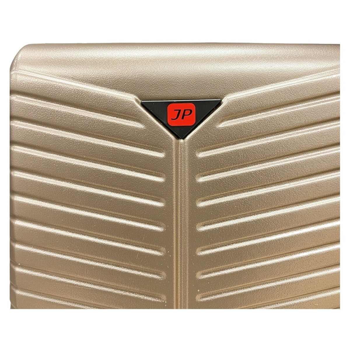 Ezzyrol Flint Ribbed Hard Shell Suitcase in Champagne