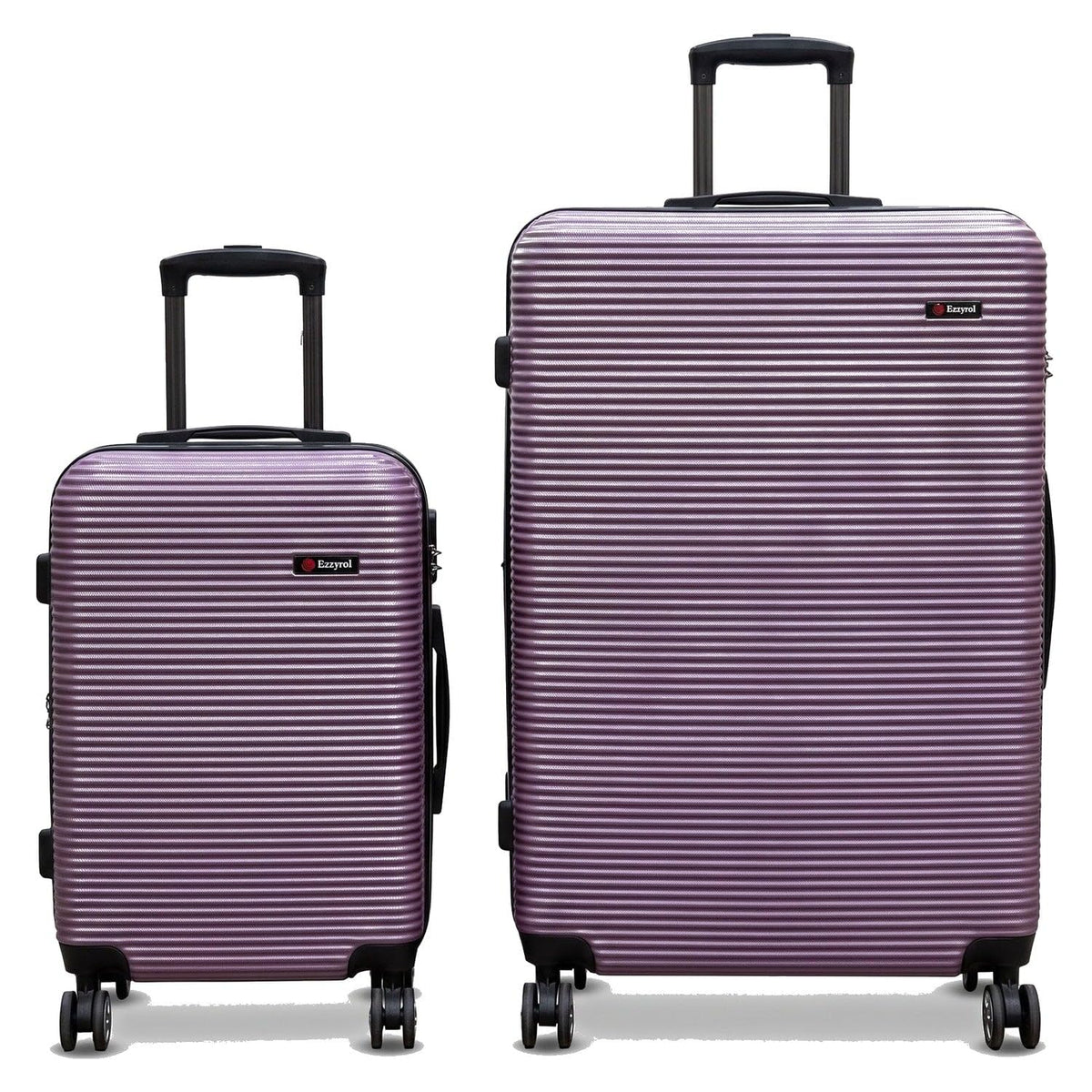 Ezzyrol 8440 ABS Hard Shell Luggage Set of 5 in Plum