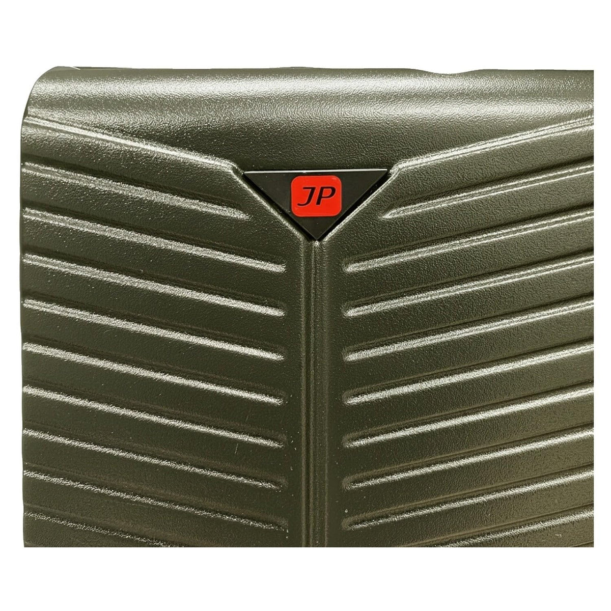 Ezzyrol Flint Ribbed Hard Shell Suitcase in Army Green