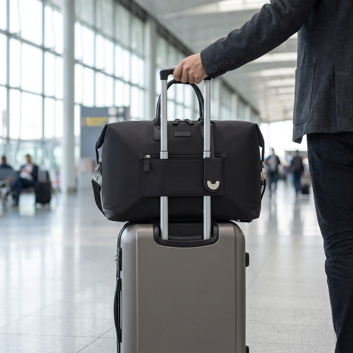 JUSTPACK Mayfair Weekender Bag in Black