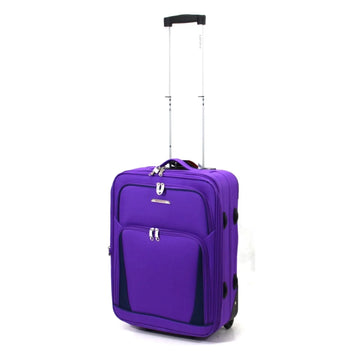 EzzyRol Lightweight Soft Case Luggage – Durable, Affordable & Cabin Size Approved 2 wheels suitcase