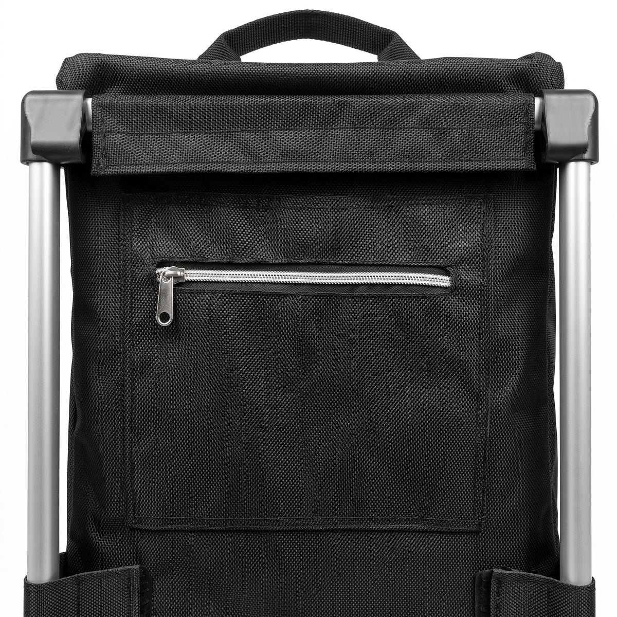 Ezzyrol 74L 2-Wheel Folding Shopping Trolley in Black