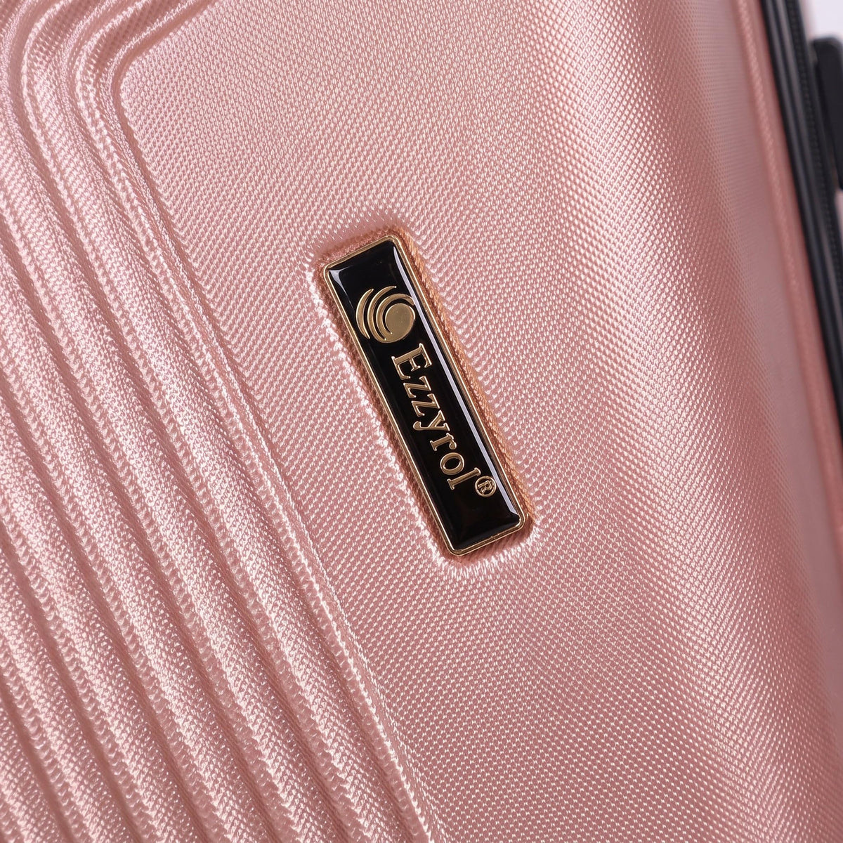 Ezzyrol Grays ABS Hard Shell Luggage Set in Rose Gold