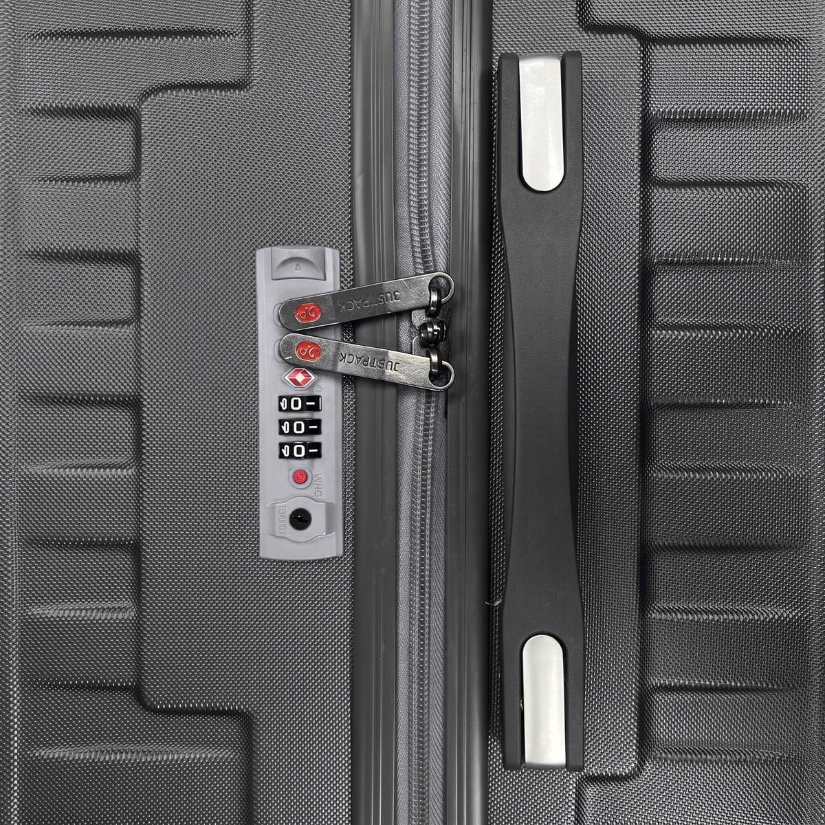 JustPack BL104 Hard Shell Suitcase in Charcoal