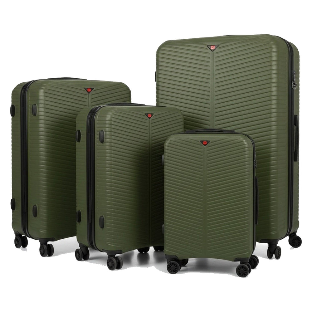 Army Green 4 piece suitcase set