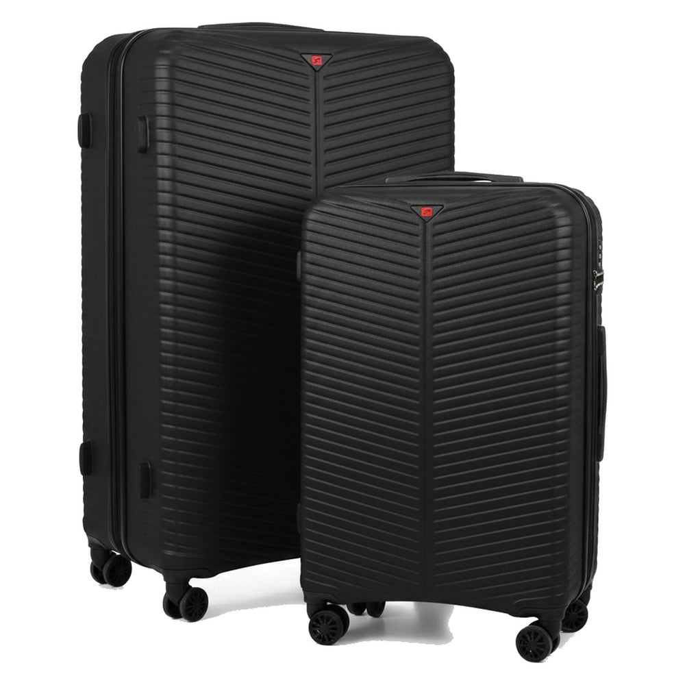 Black 2 piece suitcase set