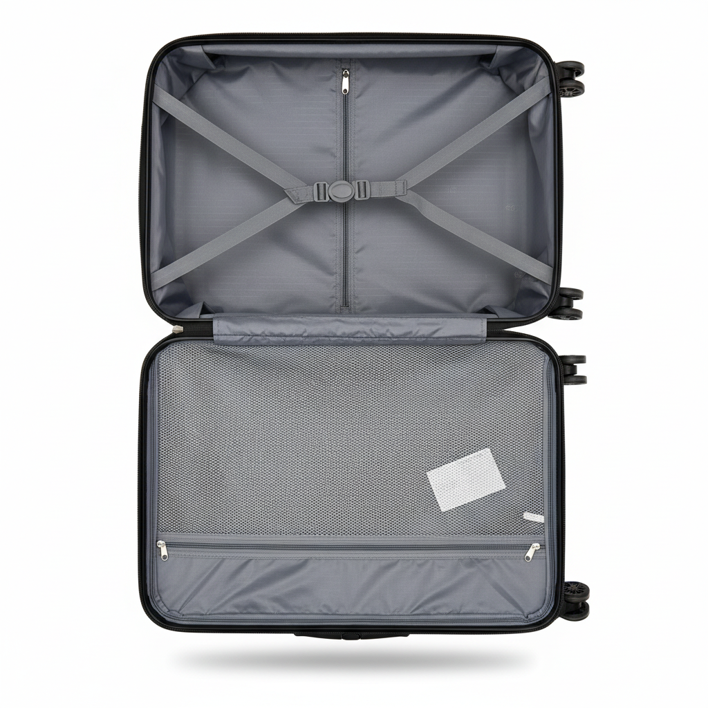 JustPack BLD251 hard shell suitcase