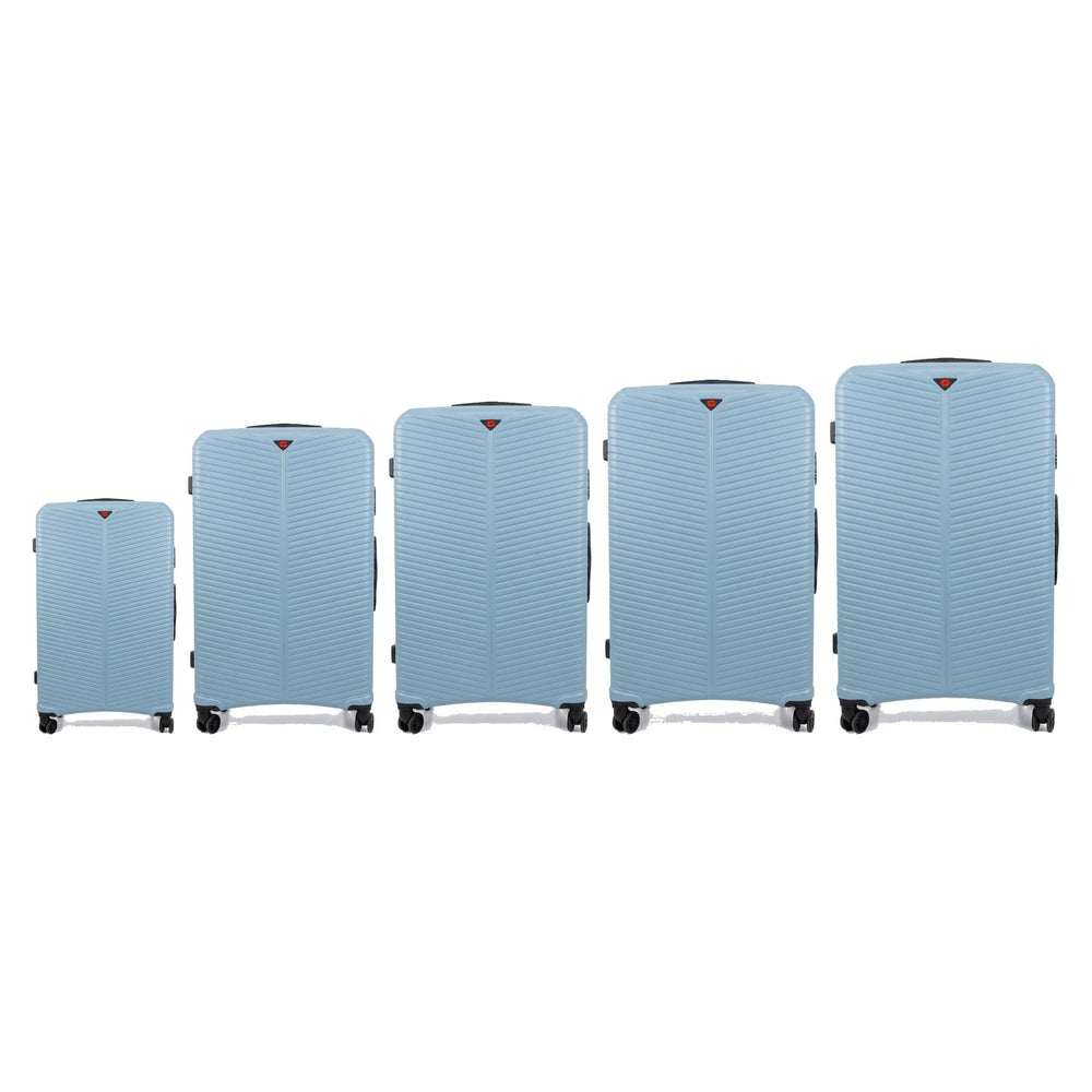 Sky Blue hard shell suitcase