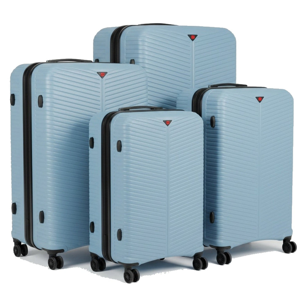 Sky Blue 4 piece suitcase set