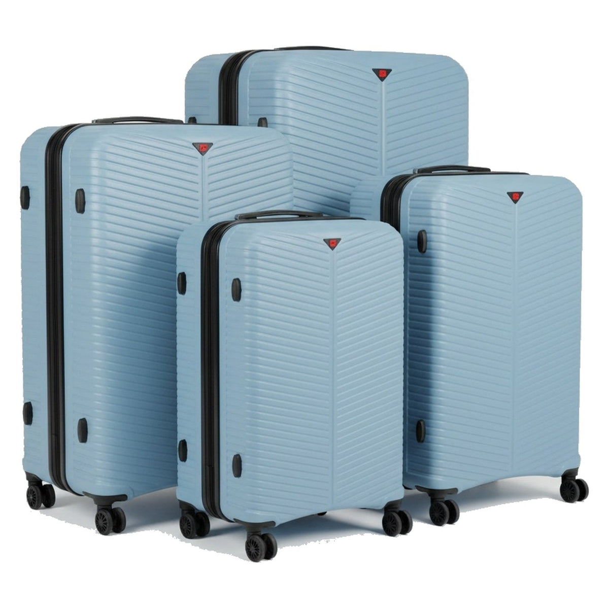 Sky Blue 4 piece suitcase set