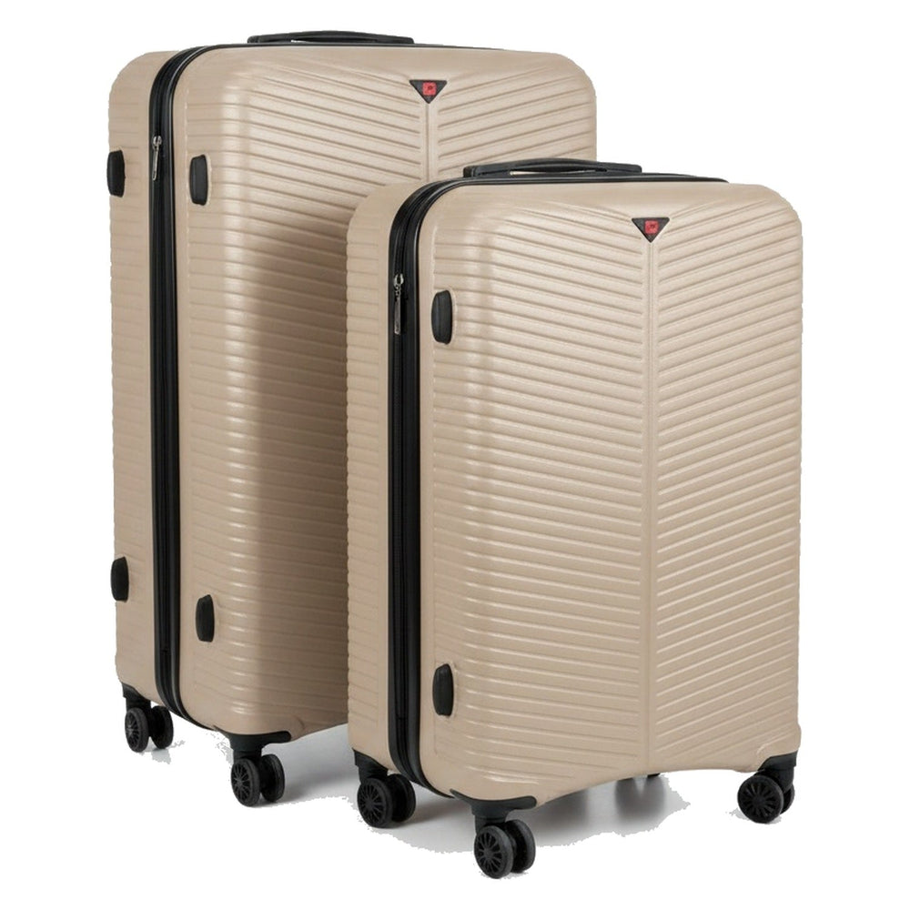 Champagne 2 piece suitcase set