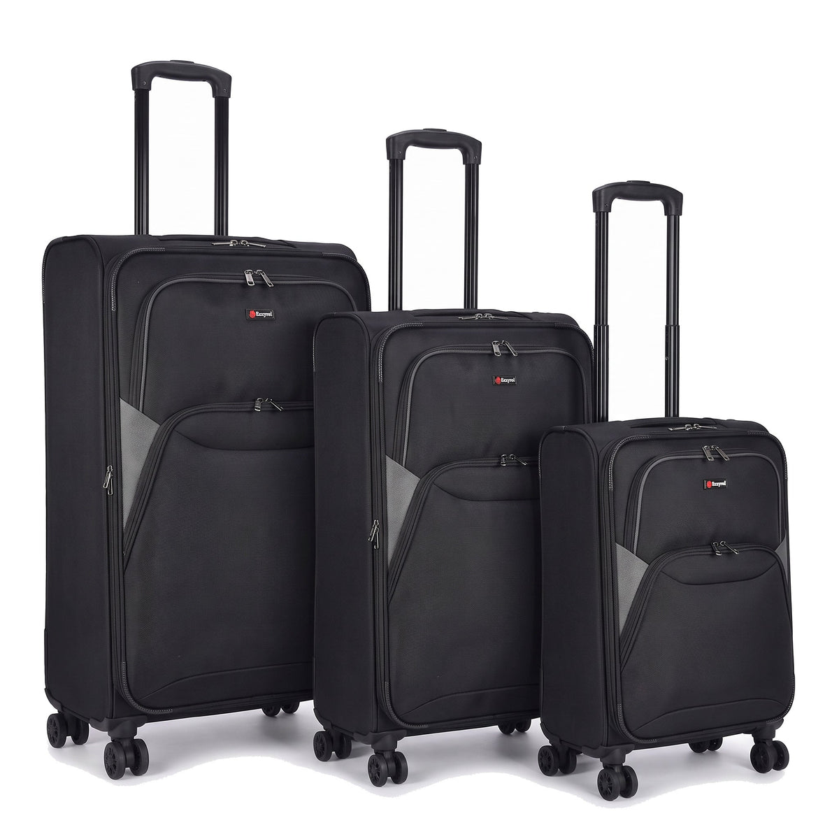 EZ114-BLACK-SET-20-26-28 | SET OF 3 | Ezzyrol Loom Black set of 3, 20, 26 and 28 inch, on white