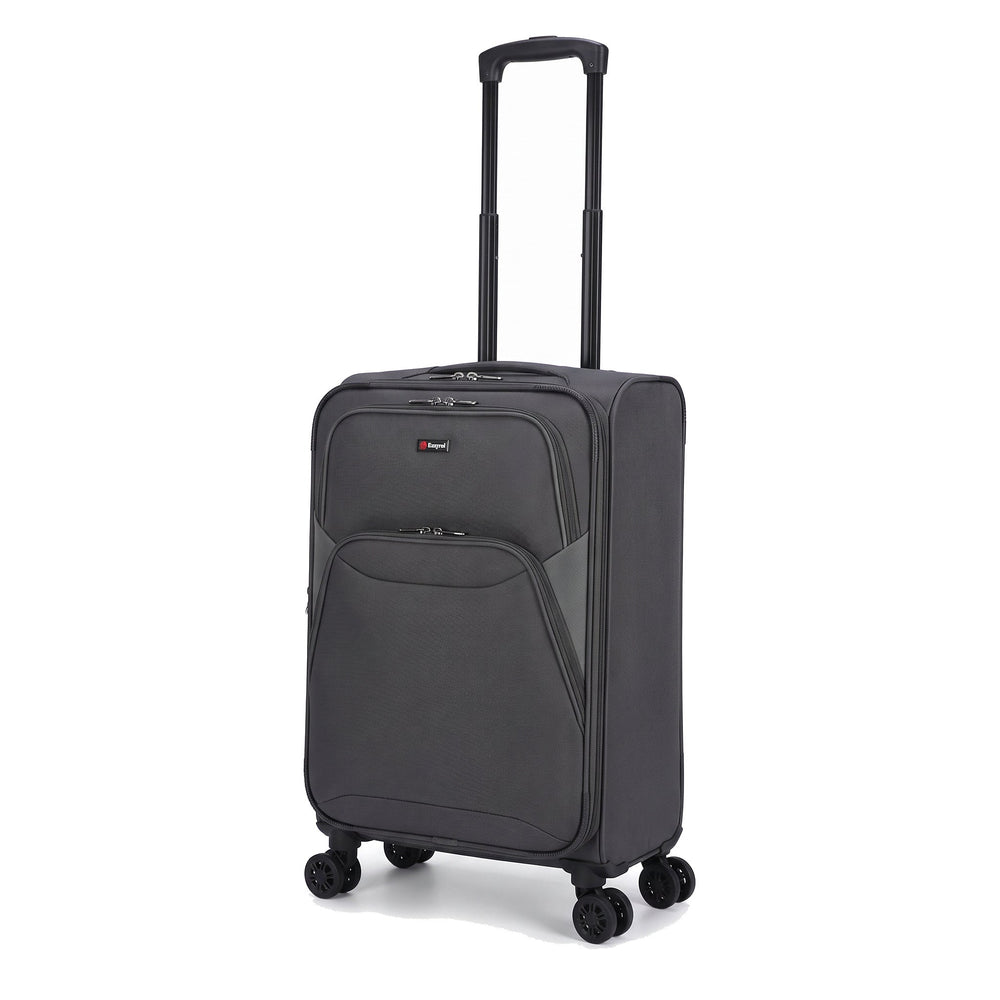 Ezzyrol Loom Grey 26 inch medium suitcase 72 x 48 x 26 cm on white