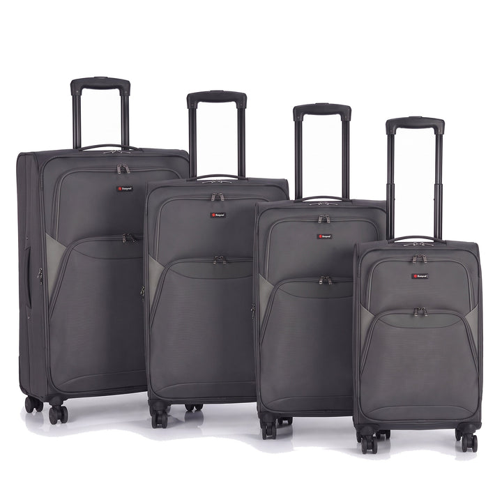 Ezzyrol Loom Grey set of 4, 20, 26, 28 and 32 inch, on white