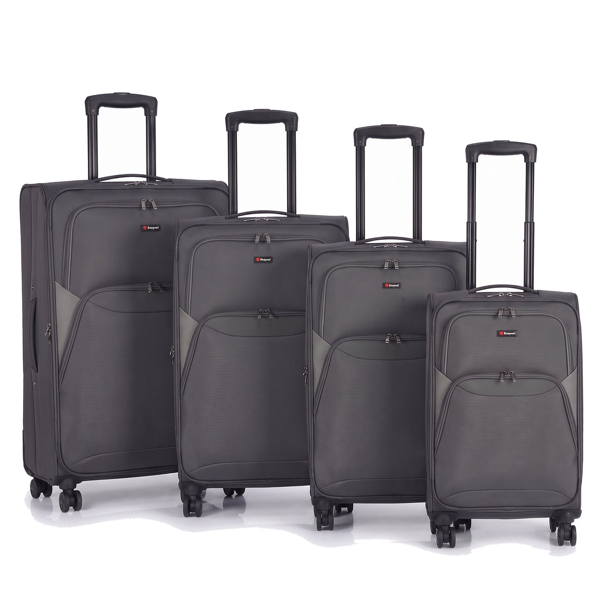 EZ114-GREY-SET-20-26-28-32 | SET OF 4 | Ezzyrol Loom Grey set of 4, 20, 26, 28 and 32 inch, on white