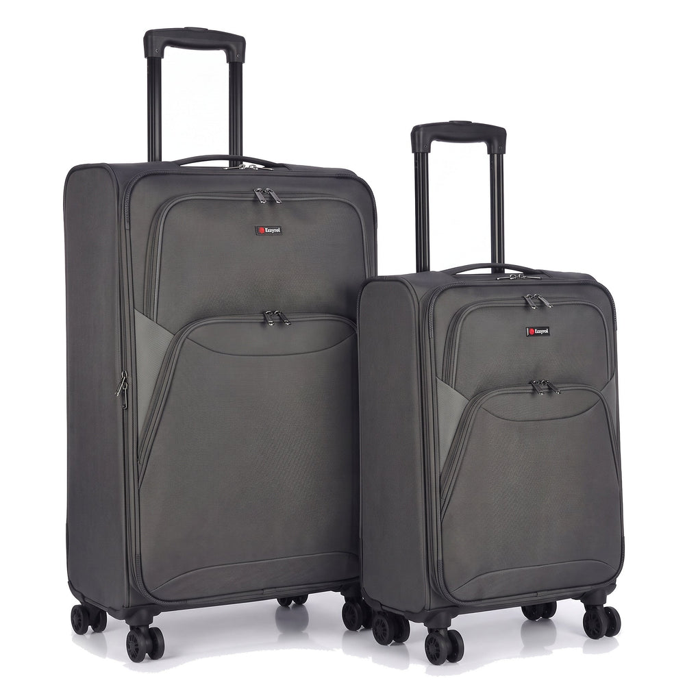 Ezzyrol Loom Grey set of 2, 20 and 26 inch, on white