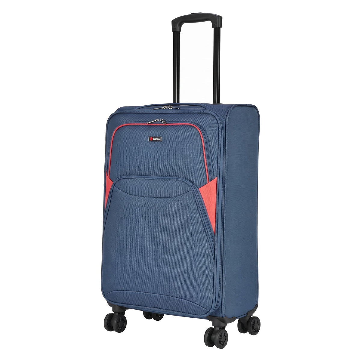 EZ114-NAVY-28 | LARGE 28 | Ezzyrol Loom Navy 28 inch large suitcase 79 x 53 x 28 cm on white