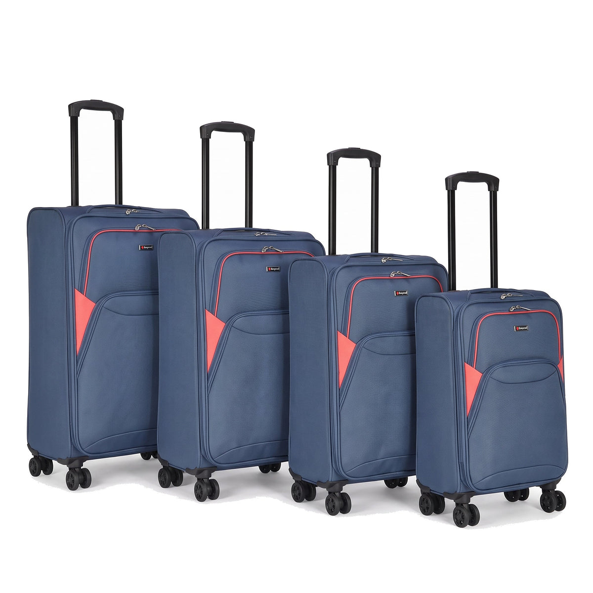 EZ114-NAVY-SET-20-26-28-32 | SET OF 4 | Ezzyrol Loom Navy set of 4, 20, 26, 28 and 32 inch, on white