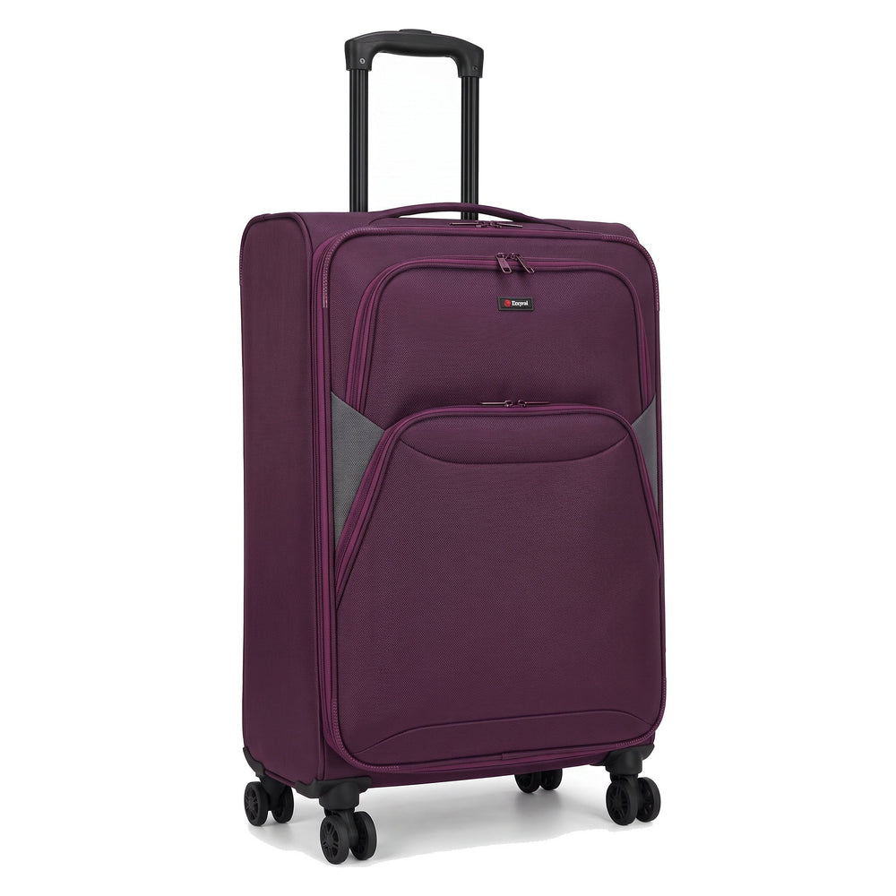 Ezzyrol Loom Plum 26 inch medium suitcase 72 x 48 x 26 cm on white