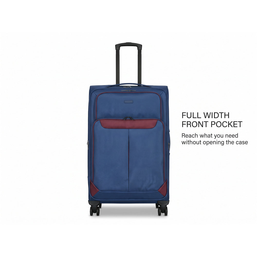 Ezzyrol Spindle soft shell suitcase feature
