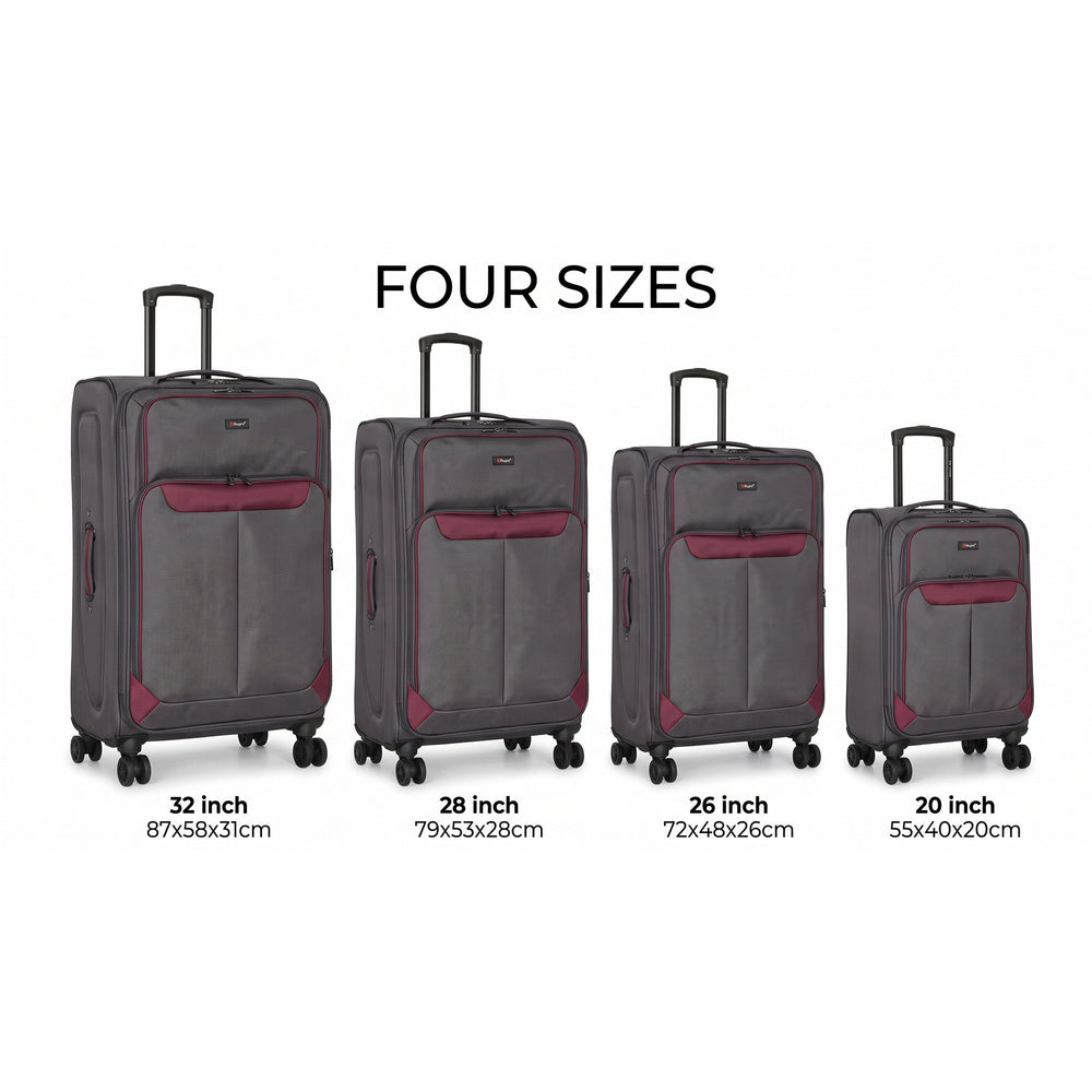 Ezzyrol Spindle soft shell suitcase feature