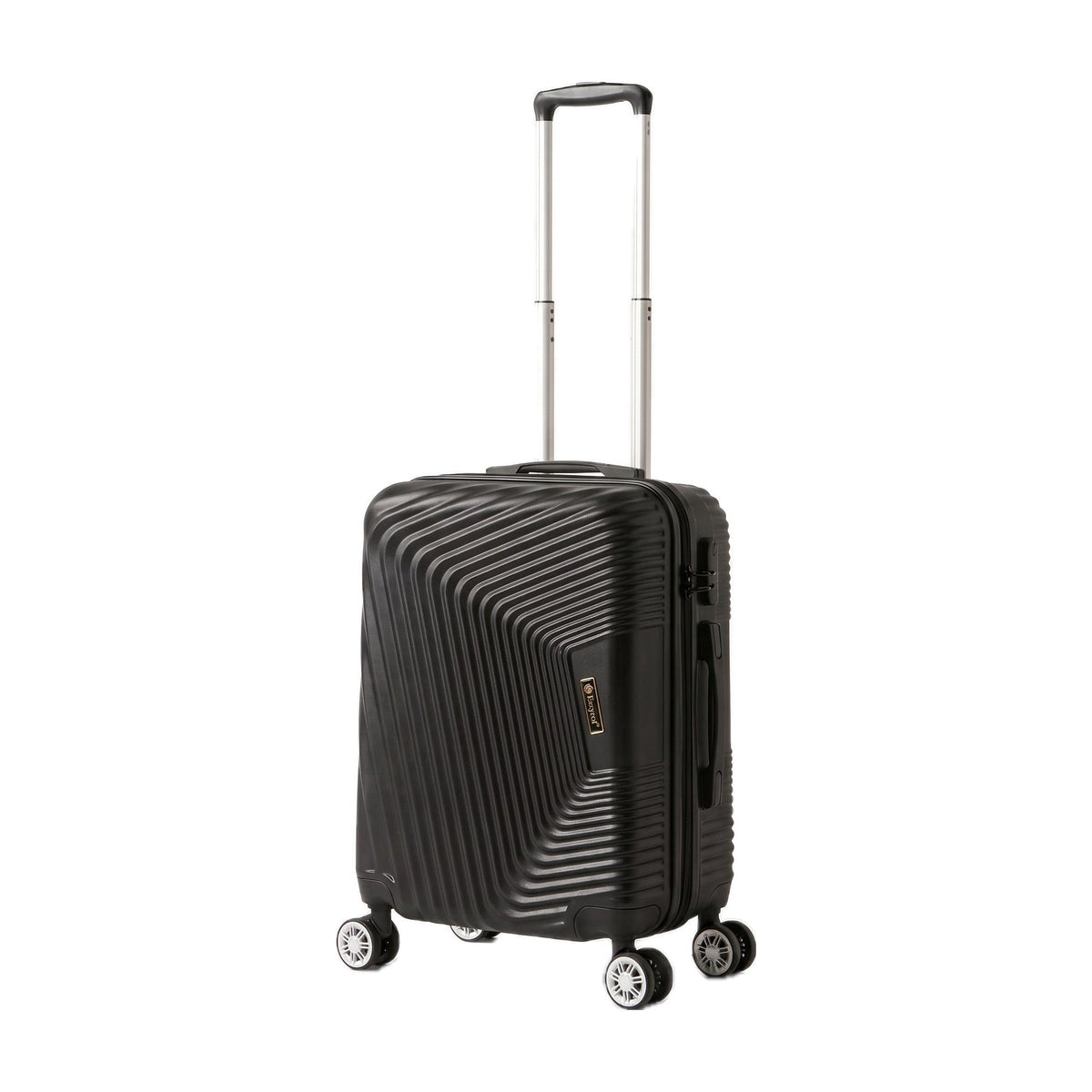 Ezzyrol Grays ABS Hard Shell Suitcase, Cabin 20 inch in Black