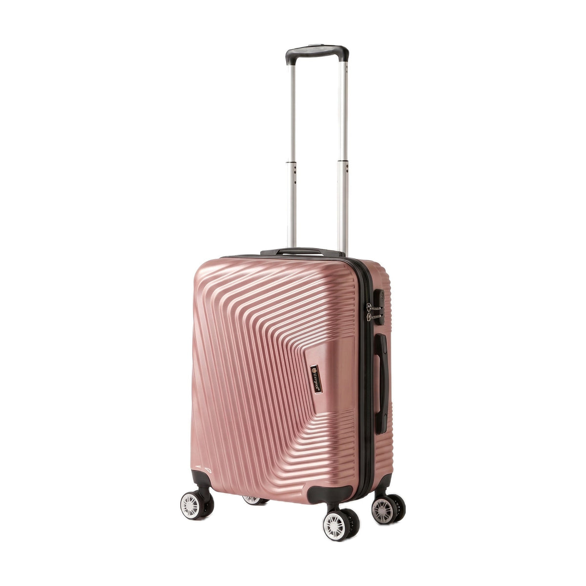 Ezzyrol Grays ABS Hard Shell Suitcase, Cabin 20 inch in Rose Gold
