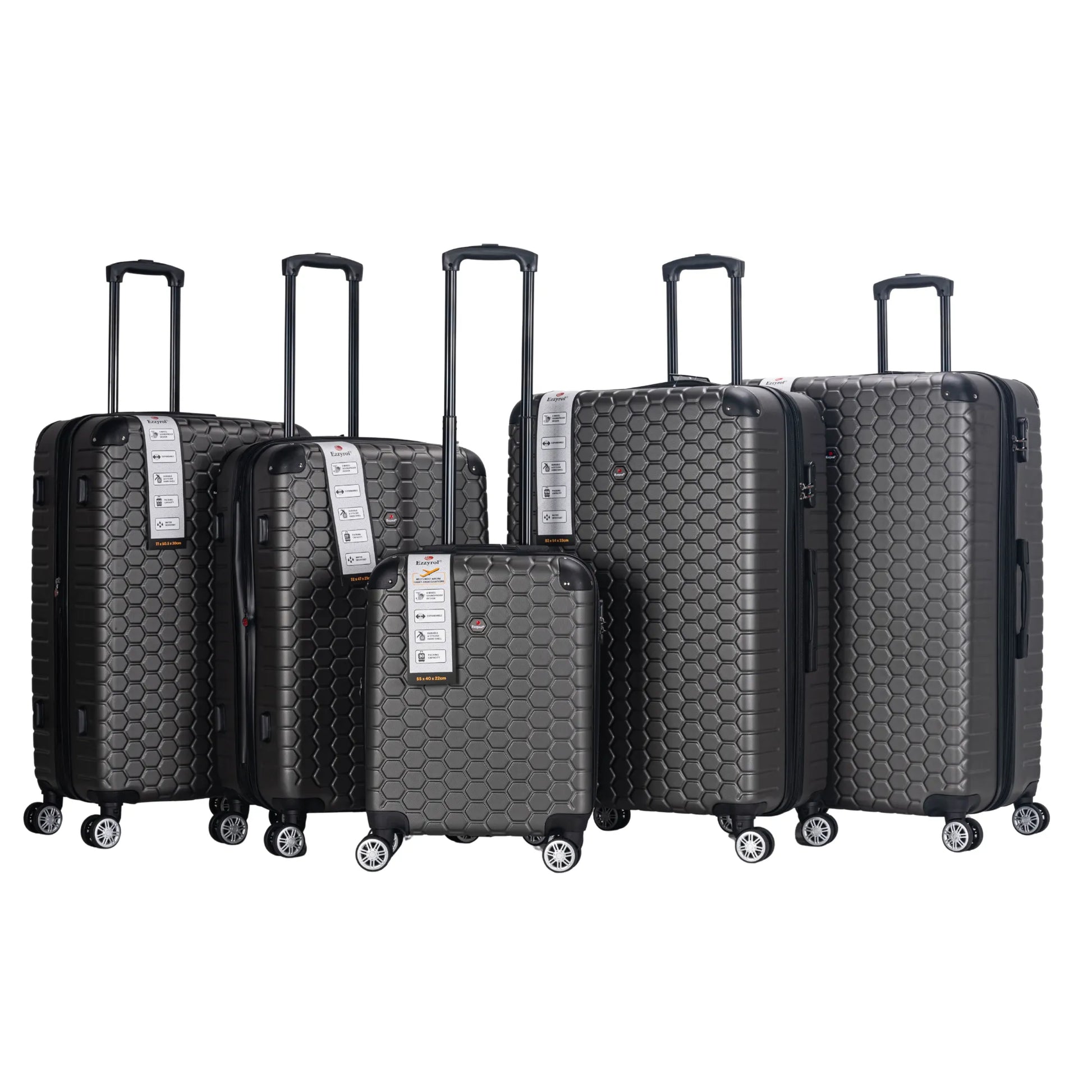 Ezzyrol BLD119 Luggage Set – Expandable ABS Suitcases 20 to 32 inches