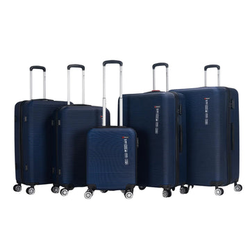 Ezzyrol 8440 ABS Hard Shell Luggage Set of 5, 20 to 32 Inch