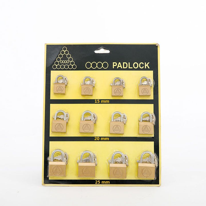 Ezzyrol Brass Iron Luggage Padlock – Small Travel Lock Set
