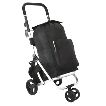 Ezzyrol Large 4-Wheel Shopping Trolley – Lightweight, Foldable & Height Adjustable