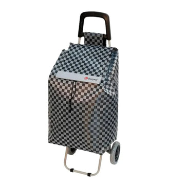 Ezzyrol Lightweight 2-Wheel Large Shopping Trolley – 75L Foldable Grocery & Travel Cart