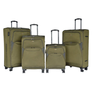 Ezzyrol BLD114 Soft Shell Luggage Set of 4, 20 to 32 Inch