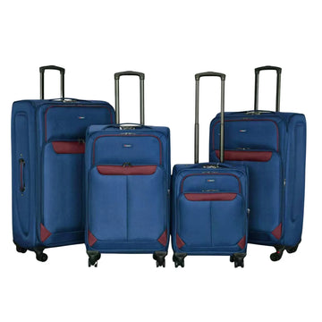 Ezzyrol Lightweight Silky 8-Wheel Expandable Suitcase – Cabin to XL & Full Sets
