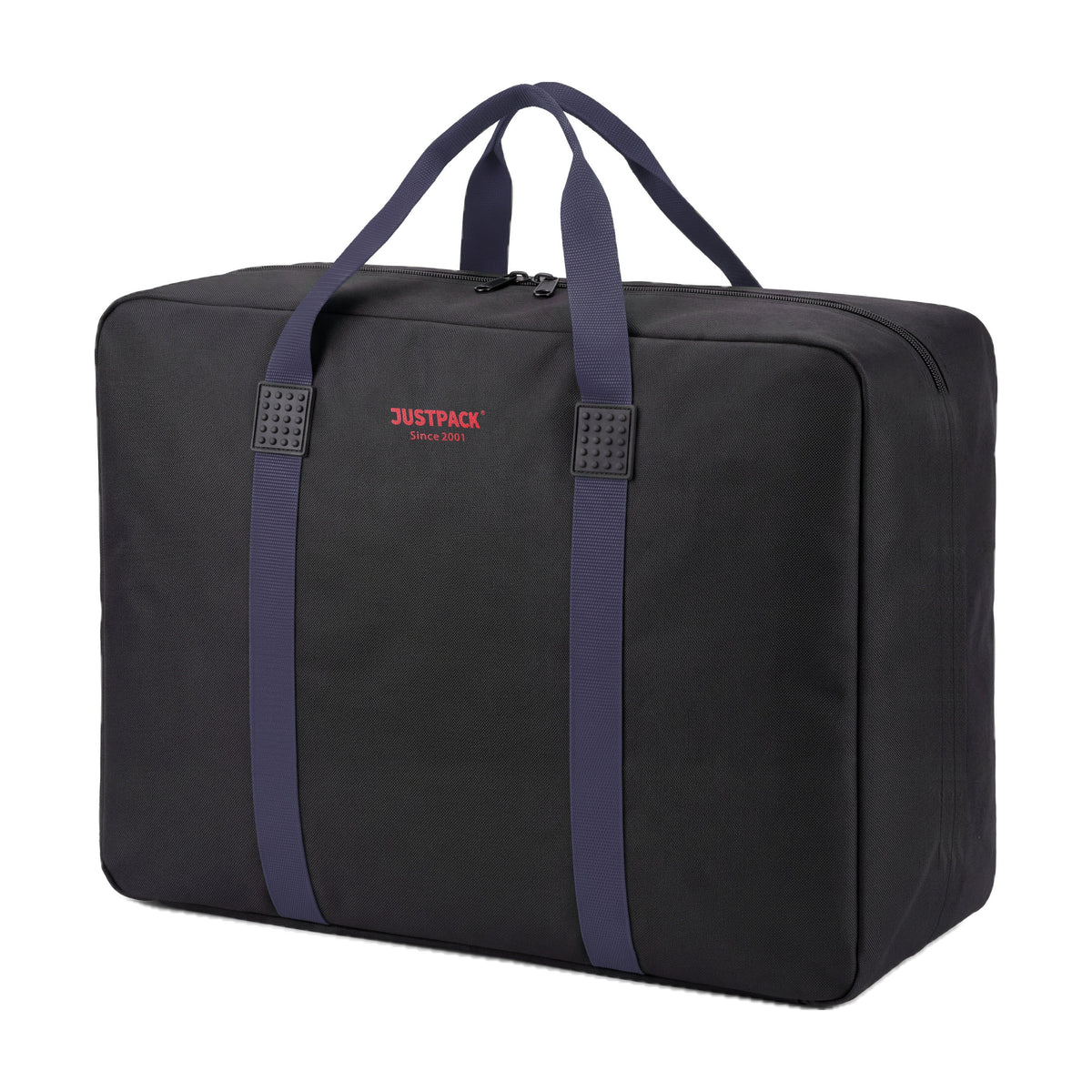Black with Navy Straps Stowaway cargo holdall
