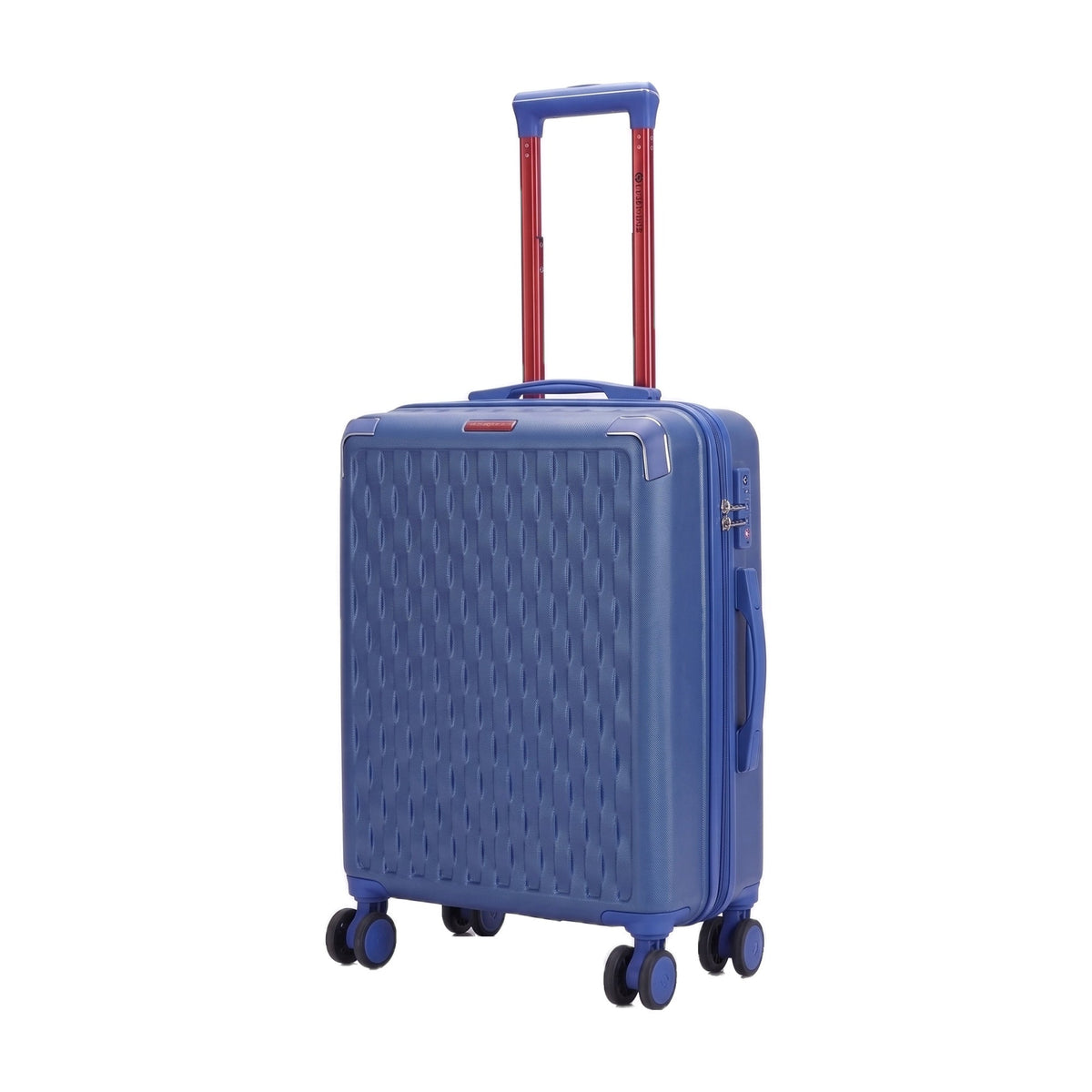 JustPack BL104 Hard Shell Suitcase, Cabin 20 inch in Blue