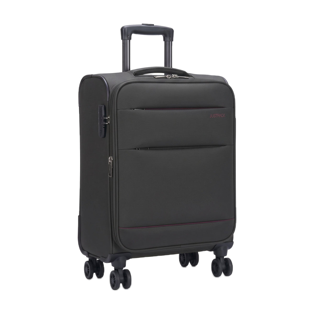 JP77 soft shell cabin suitcase 20 inch in Black
