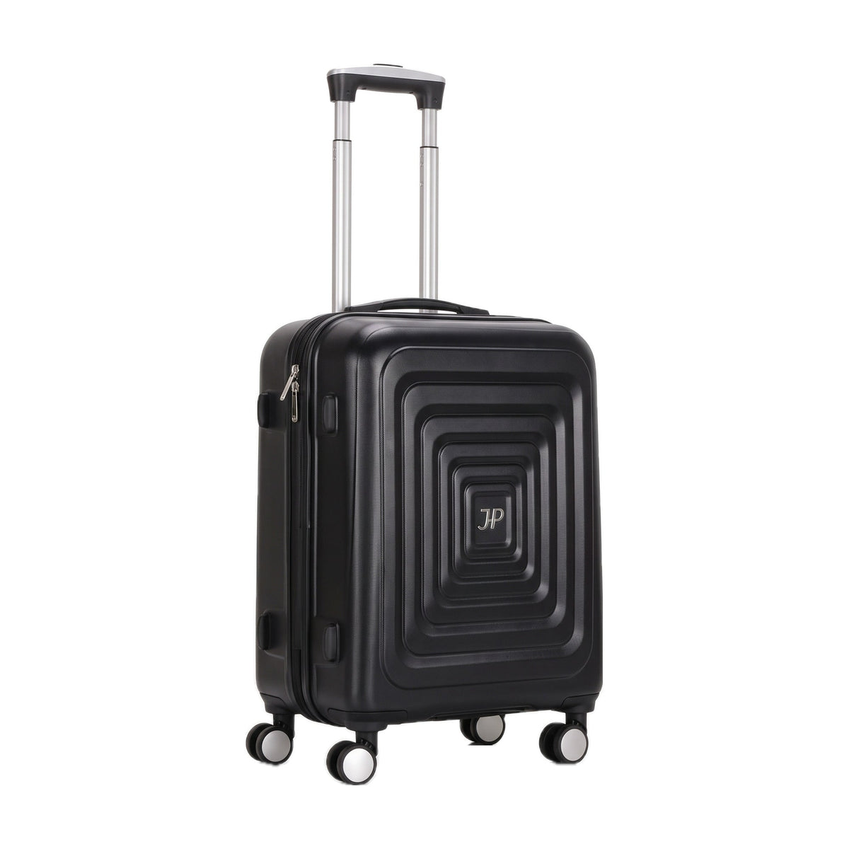 JustPack 8888 Squares Hard Shell Suitcase, Cabin 20 inch in Black