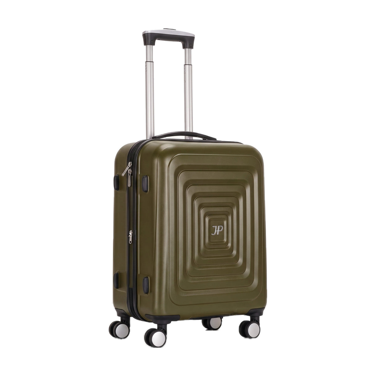 JustPack 8888 Squares Hard Shell Suitcase, Cabin 20 inch in Green
