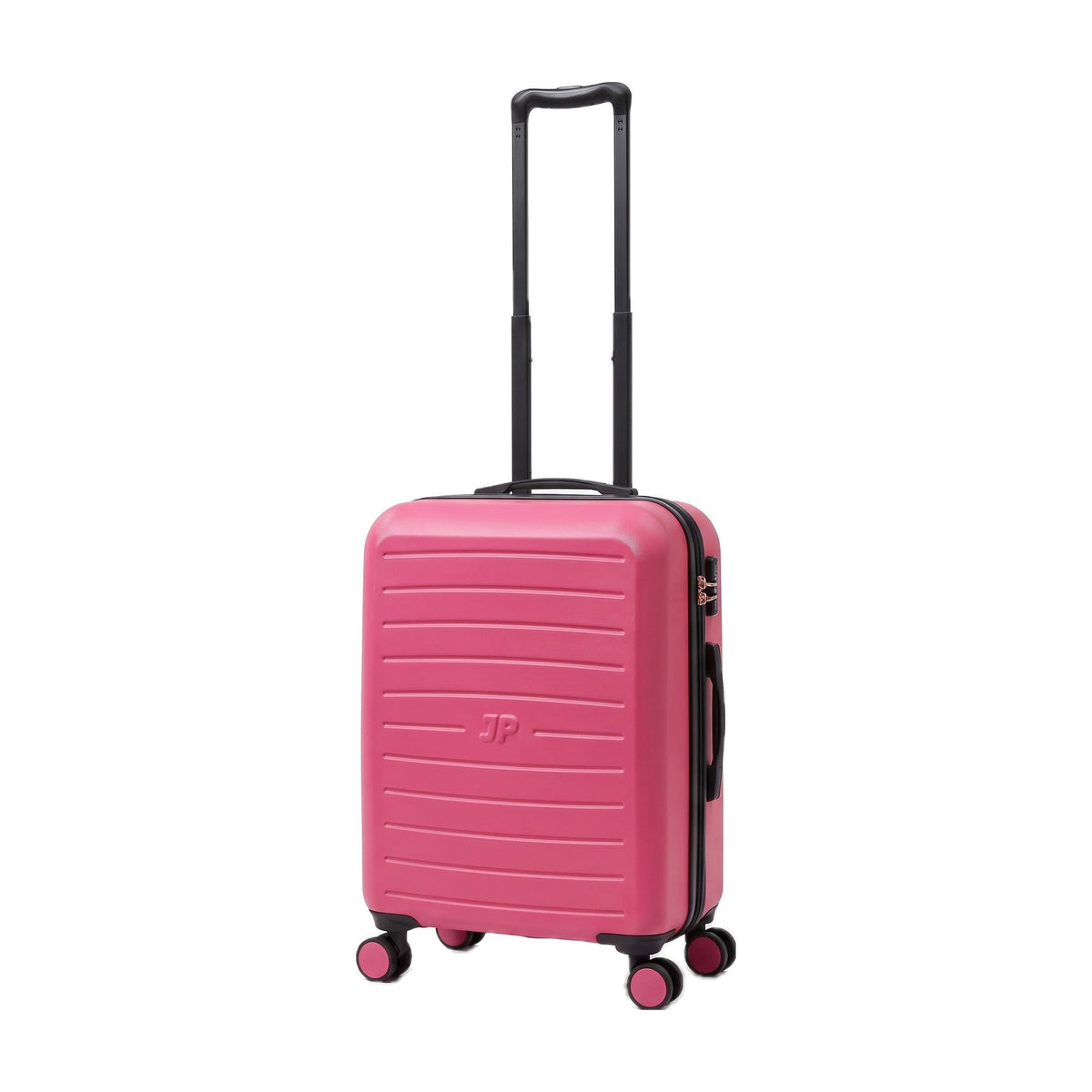 JustPack 8889 Curve Hard Shell Suitcase, Cabin 20 inch in Pink