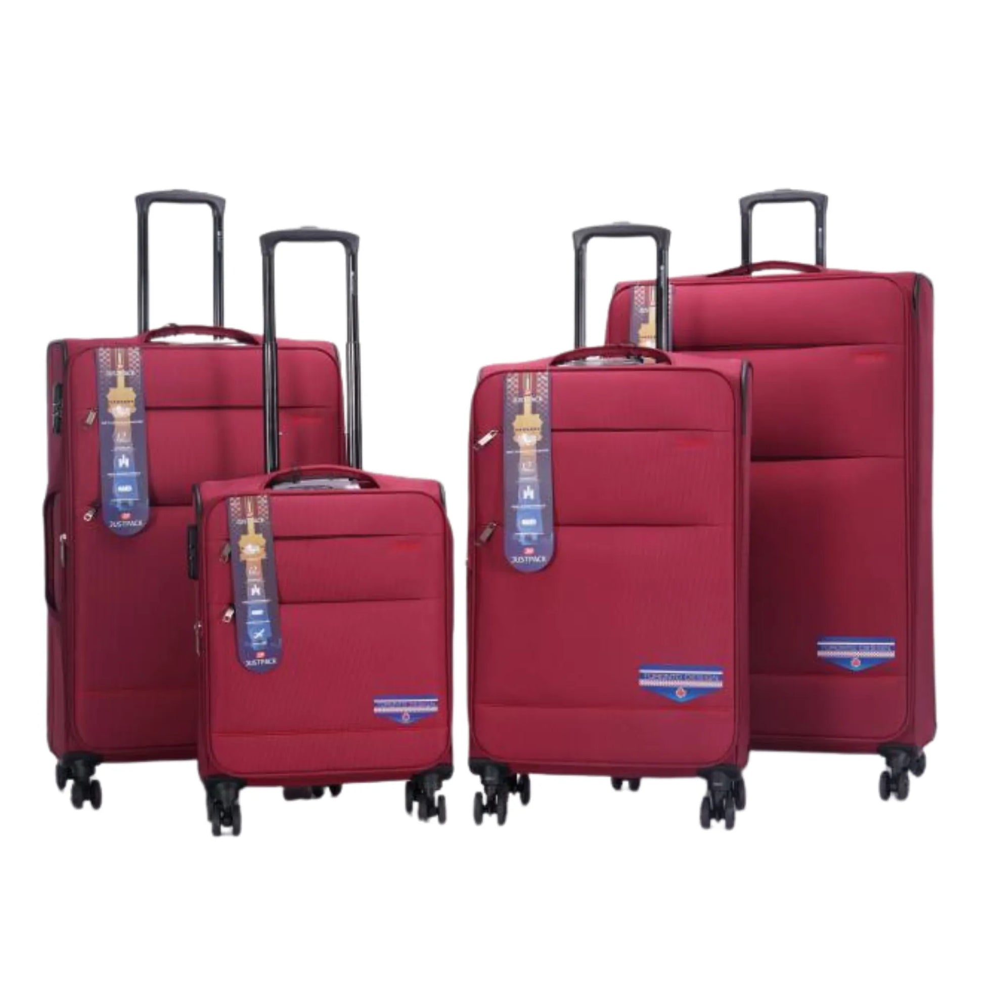 Justpack BL77 4-Piece Lightweight Spinner Luggage Set
