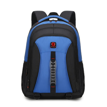 blue backpack with laptop sleeve Avalon Backpack, 23L Keeps smaller valuables tucked away while traveling Simply Portable Lite Backpack 16