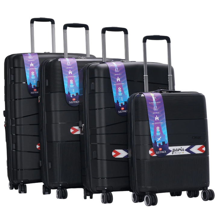 Justpack PL106 Unbreakable PP Luggage Set of 4, 20 to 30 Inch