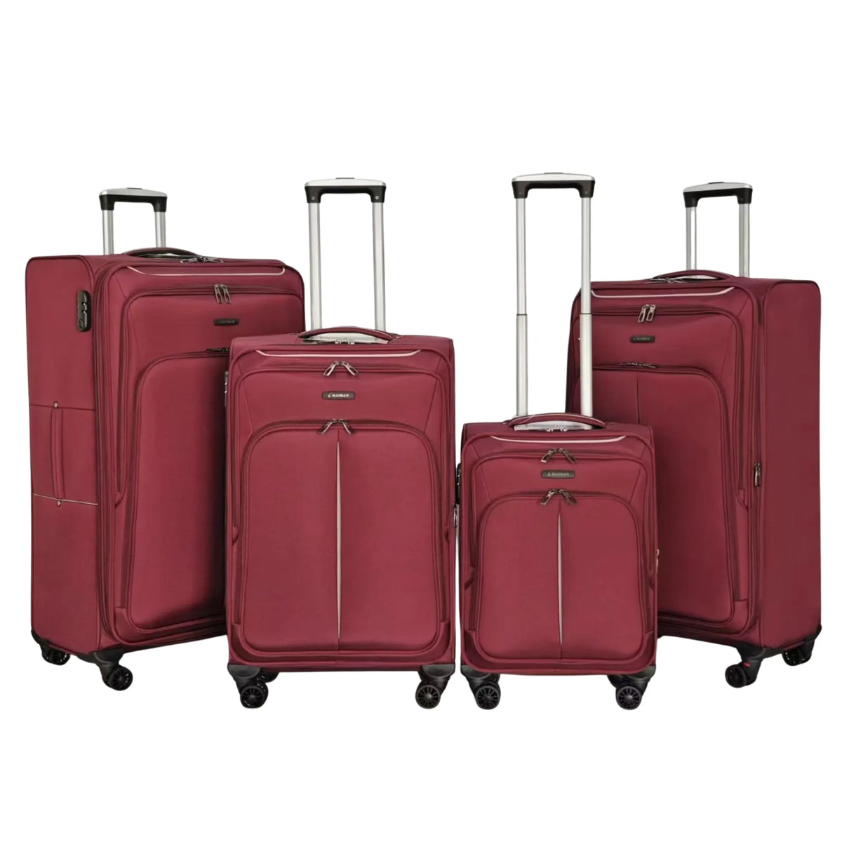 Masman BLD20 Soft Shell Luggage Set, 2 or 4 Piece