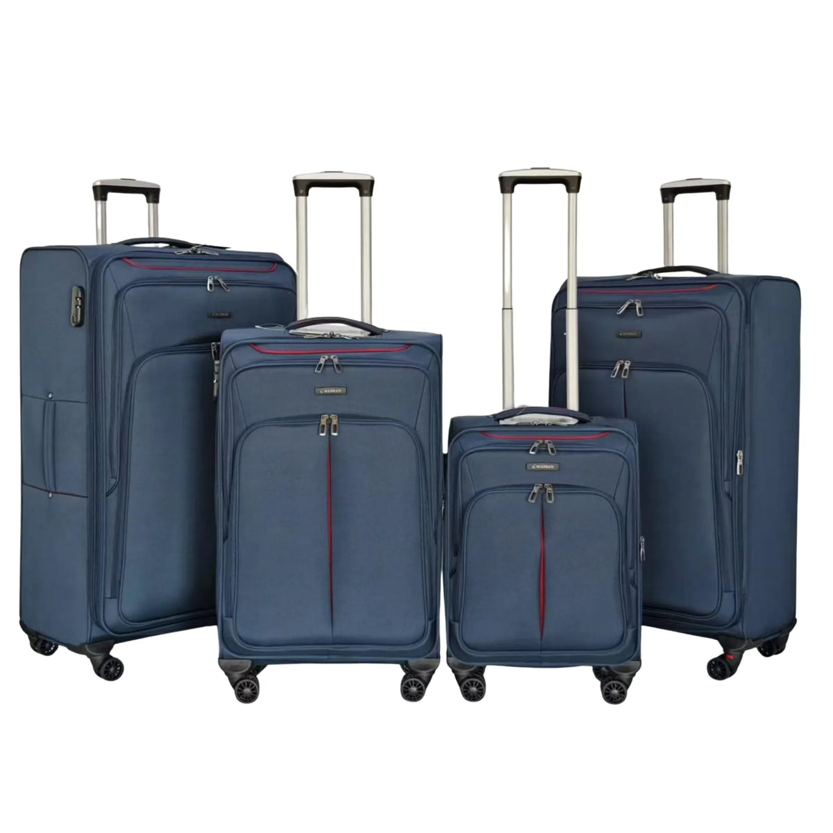 Masman BLD20 Soft Shell Luggage Set, 2 or 4 Piece